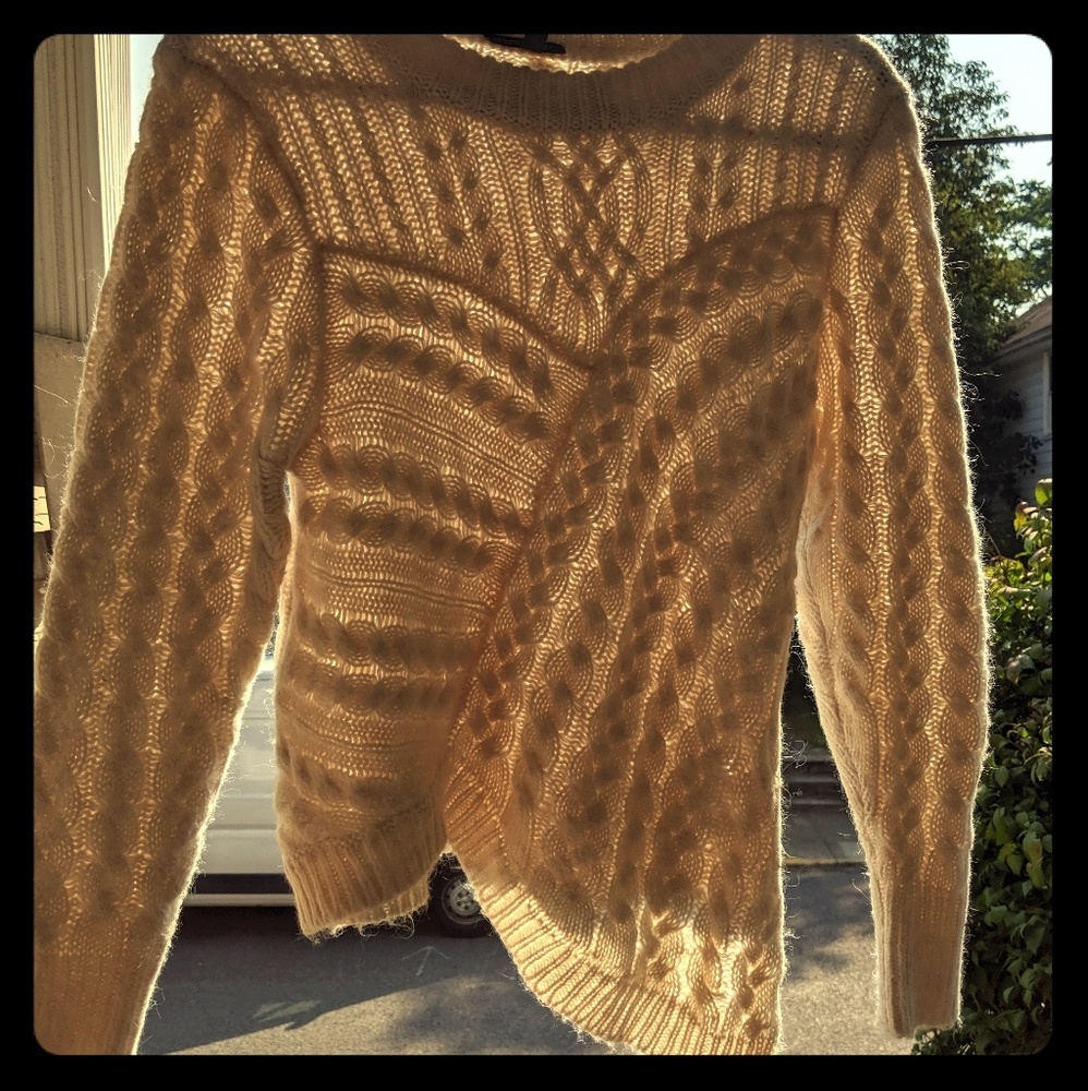Top Shop Asymmetrical Sweater sz2